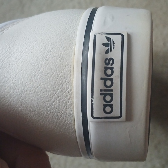 Adidas Marbled White Canvas Skateboard  Sneakers - Picture 2 of 10